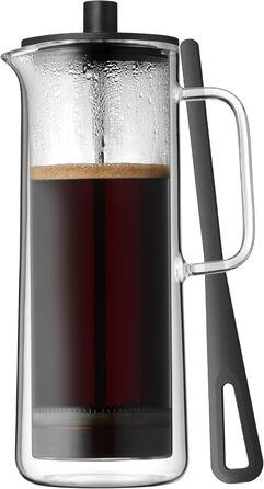 Френч-прес WMF Coffee Time 0,75 л, подвійне скло, для кави, на 6 чашок, скляний, можна мити в посудомийній машині