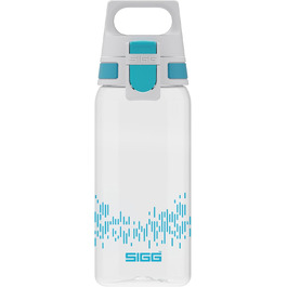 Пляшка для води SIGG Tritan 0,5 л Total Clear ONE MyPlanet Aqua, синя, для газованих напоїв, спортивна, BPA-free, стійка до подряпин, не протікає, підходить для посудомийки