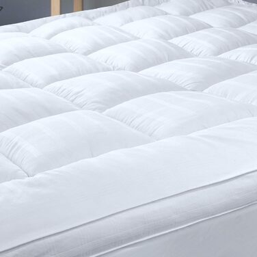 Преміум наматрацник Threads For Bed 140x190 см, м’який стьобаний топер із 100% бавовни для захисту та підтримки матраца