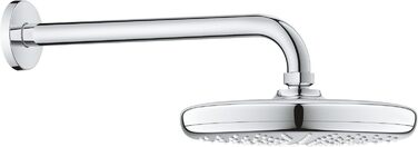 Верхній душ Grohe Tempesta 210, хромований, з душовим тримачем