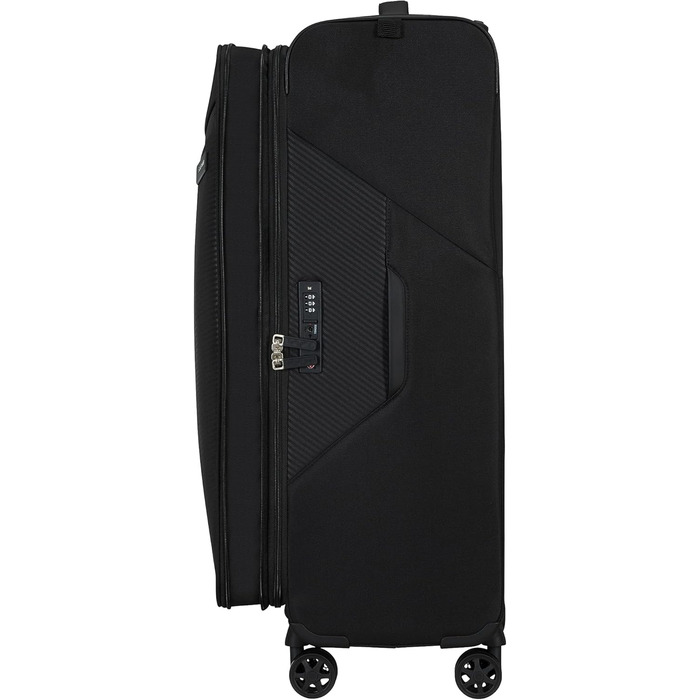 Валіза Samsonite Litebeam Spinner L, розширювана, 77 см, 103/111 л, чорна
