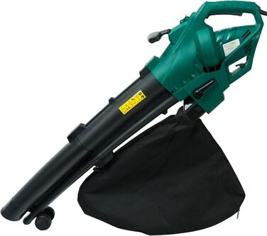 Повітродувка-подрібнювач WERKA PRO 3000W для листя, електрична