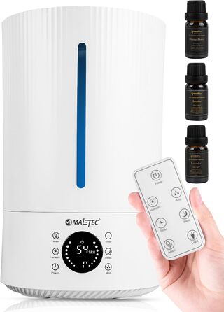 Зволожувач повітря Maltec WT5000ION з іонізатором, ультразвуковий, аромадифузор для приміщень до 35 м², 3 режими, з оліями, для ароматерапії