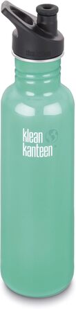 Пляшка для води Klean Kanteen Classic з нержавіючої сталі, колір Tidal Pool, універсальний розмір