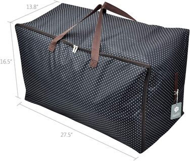 Набір iwill CREATE PRO, 2 шт, 27,5×16,5×13,8 см, з 3-сторонньою блискавкою, для зберігання і транспортування святкових декорацій, з ручками, для подарункової упаковки, новорічних гірлянд і ялинок