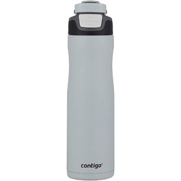 Термос-пляшка Contigo Autoseal Chill з нержавіючої сталі, 720 мл, ізольована, тримає напої холодними до 28 годин, герметична, BPA-free, колір Macaroon
