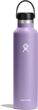 Гідрофляга HYDRO FLASK 710 мл Moonshadow Purple, вакуумна нержавіюча пляшка для води з кришкою, тримає тепло і холод, герметична, маленький отвір