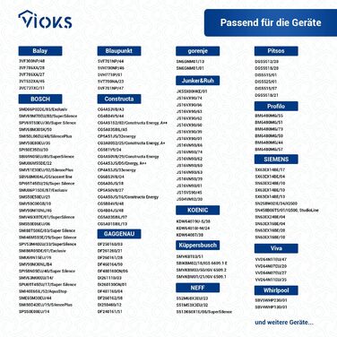 Шланг Aquastop для посудомийної машини 1,8 м VIOKS, заміна для Miele 10499864 7638501 5268990 10499862 7638500, з водозапобіжником, підключення 3/4 дюйма, сумісний з Mondia, Meteor, EuroStar