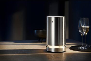 Електричний охолоджувач для пляшок WMF Ambient з LED-підсвіткою, охолоджувач для вина та шампанського, охолоджуюча манжета