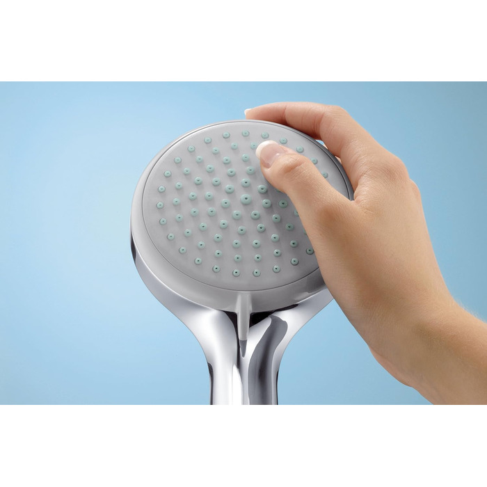 Душова лійка hansgrohe Croma 100 з тримачем, 4 режими, хром