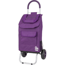 Складна господарська сумка-візок dbest products Trolley Dolly, фіолетова