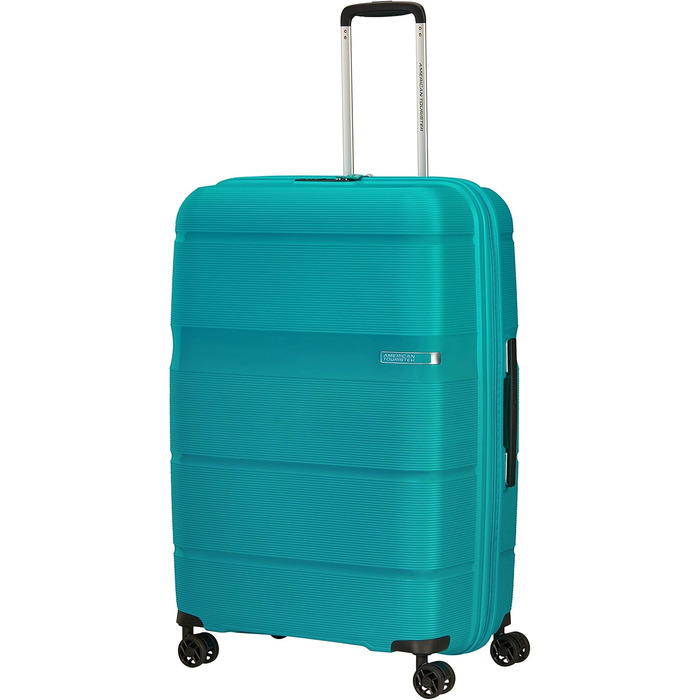 Валіза American Tourister Linex Spinner L, 76 см, 102 л, синя