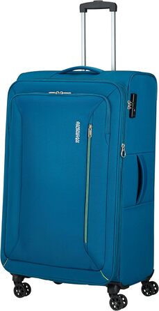 Валіза American Tourister Hyperspeed Spinner L розширювана, 80 см, 109/116 л, бірюзова (Deep Teal), поліпропілен