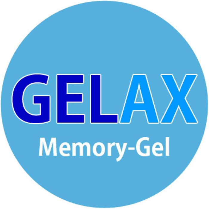 Топпер для матраца GELAX 7 см, гелевий пінний, 90x200 см, знімний чохол з 3D-сіткою, щільність RG50