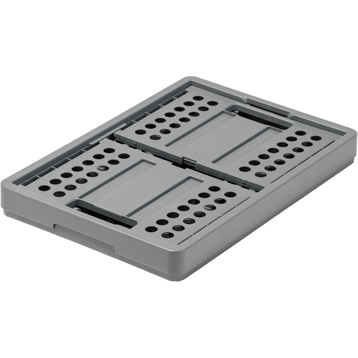 Складна пластикова коробка Clax Klappbox 45 л, сіра