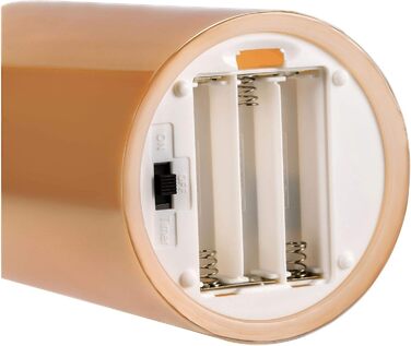 Свічки LED Pauleen Classy Golden, набір 3 шт., з батарейкою та таймером 6 годин, золотисті, імітація воскової свічки