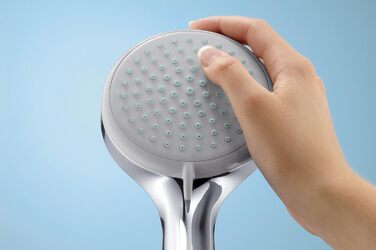 Душова лійка hansgrohe Croma 100 з тримачем, 4 режими, хром