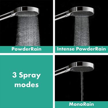 Душова лійка hansgrohe Rainfinity, 3 режими, кругла 130 мм, антикальк, хром
