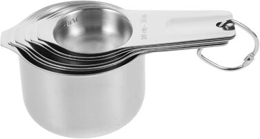 Набір мірних ложок і кухлів з нержавіючої сталі Amosfun (4 шт. и)