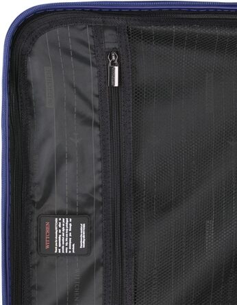 Валіза WITTCHEN Classic M, жорсткий ABS, 4 колеса, кодовий замок, синя