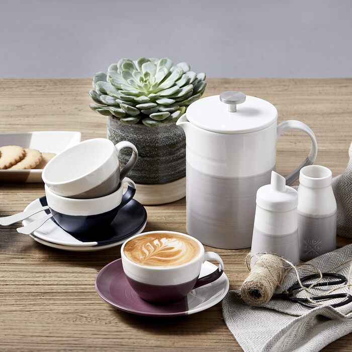 Набір для цукру та молока Royal Doulton Coffee Studio, сірий, порцеляна