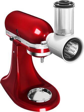 Насадки KitchenAid 5KSMEMVSC для кухонного комбайна – набір з 3 барабанів для овочів, сиру та інших продуктів, терка-шинковка з нержавіючої сталі