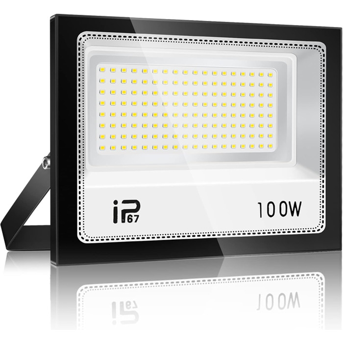 Світлодіодний прожектор YZYFACAI 300W, 30000 Лм, холодне біле світло 7000K, IP67, для вулиці, двору, гаража, саду