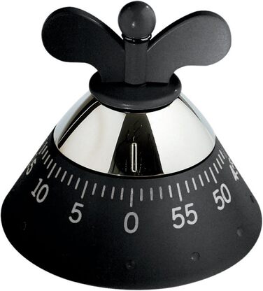 Кухонний таймер Alessi A09 W, білий, термопластик, 10,5 см