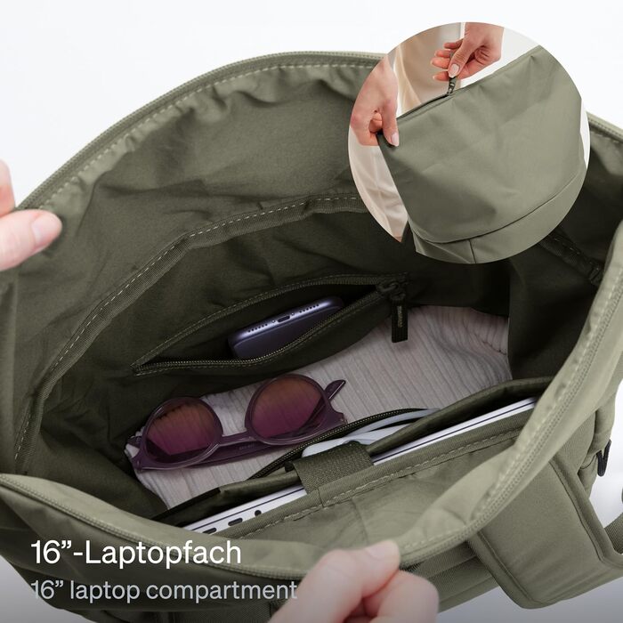 Рюкзак GOT BAG Rolltop Easy з океанічного пластику, водостійкий, для ноутбука 16'', 31 л, колір Seabed