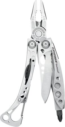 Leatherman Skeletool багатофункціональний інструмент 7 в 1 з нержавіючої сталі, легкий мультитул для дому та подорожей