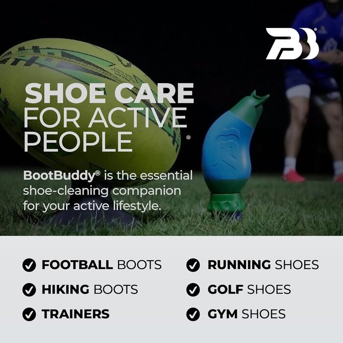 Boot Buddy – пристрій для швидкого очищення взуття та екіпірування: ефективна чистка футбольних, регбі, туристичних, гольф та гумових чобіт, взуття для активного відпочинку