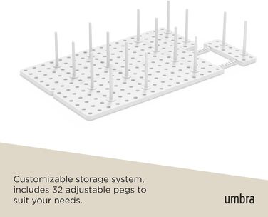 Органайзери для шафи та ящиків Umbra Peggy, набір з 2 шт.