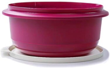 Миска для змішування Tupperware 3,5 л, темно-рожева/біла