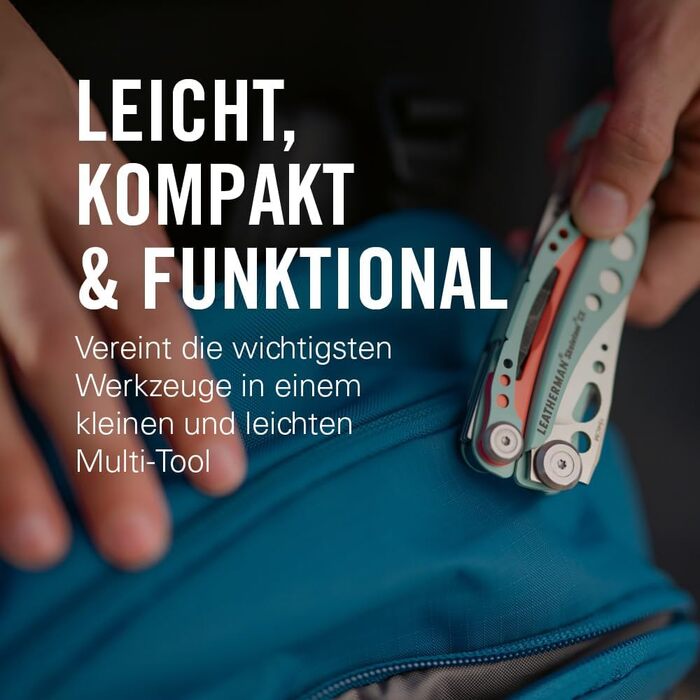 Мультитул Leatherman Skeletool CX 7-в-1 для кемпінгу та виживання, нержавіюча сталь