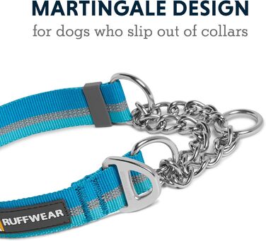 Ruffwear Chain Reaction нашийник для собак, регульований, синій Blue Dusk, ланцюговий, 28-36 см