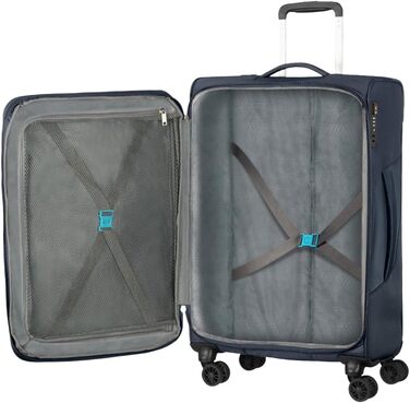 Валіза American Tourister Summerfunk 79 см, 119 л, чорна, розширювана, на 4 колесах, поліестер