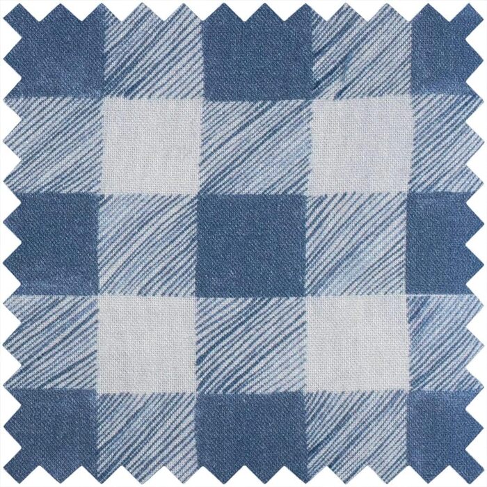 Сумка для рукоділля з бавовни Hobby Gift 13x36x31 см, клітинка з польовими квітами