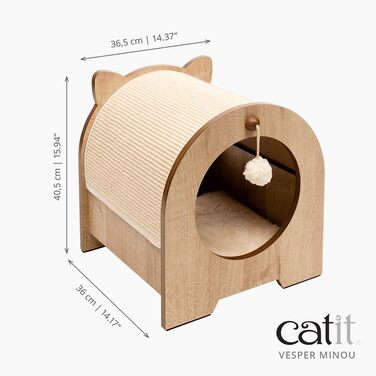 VESPER 52101 котячий будиночок Minou, меблі для котів