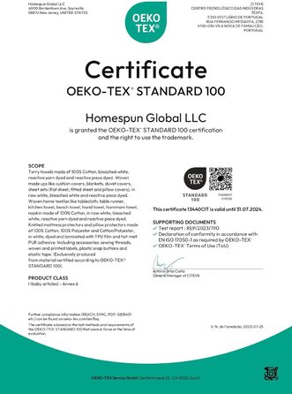 Наволочки LANE LINEN King 100% єгипетська бавовна сатин, 1000 ниток, м'які та прохолодні, сині, 2 шт.