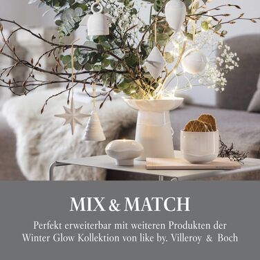 Підсвічник Donut Winter Glow Villeroy & Boch 23,5×8,5×20,5 см, кераміка, святковий декор