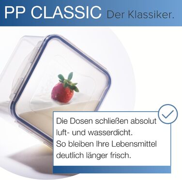 LocknLock PP CLASSIC контейнер для зберігання з кришкою та ручками, 16 л, напівпрозорий, герметичний, набір 2 шт, 361x274x212 мм, для побутових речей