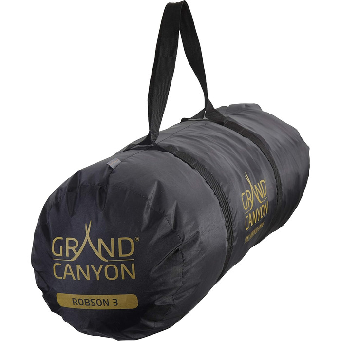Намет Grand Canyon Robson тунельний, просторий, 2 входи, великий тамбур для кемпінгу, туризму, легко збирається