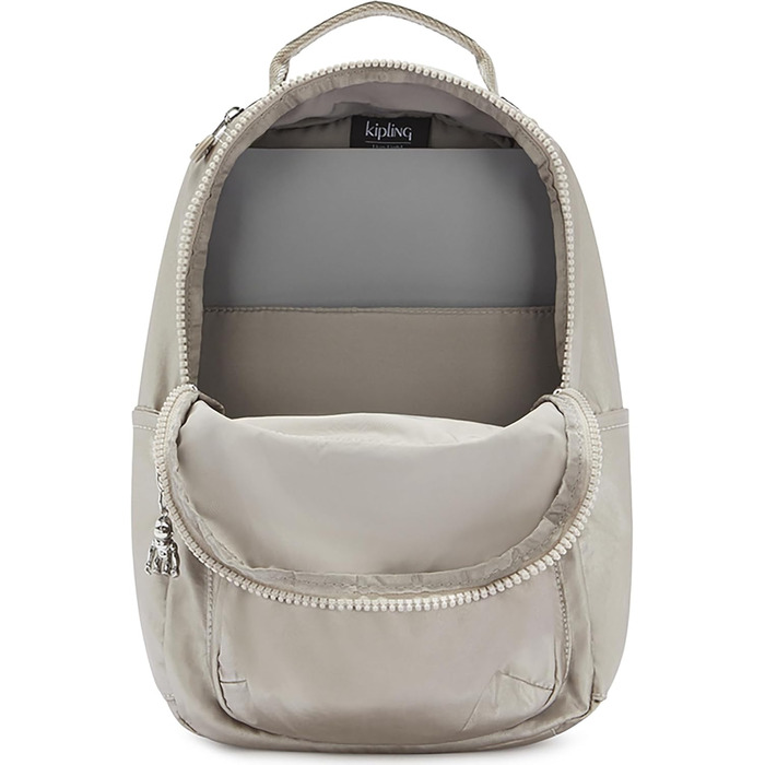Рюкзак Kipling Seoul S з відділенням для ноутбука, компактний, колір Metallic Glow