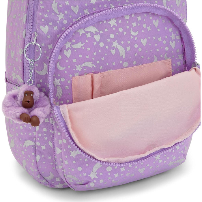 Рюкзак Kipling Seoul S з відсіком для ноутбука, малий, Galaxy Metallic