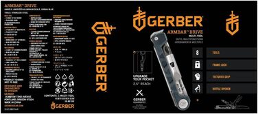 Складаний ніж Gerber Drive Blu, туристичний, синій