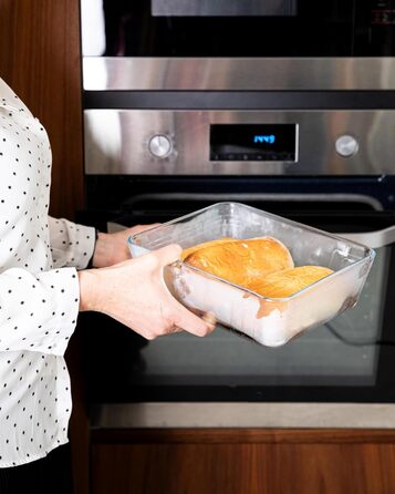 Набір скляних форм Pyrex Cook & Freeze з герметичними кришками (0,8 л, 1,5 л, 2,6 л, 4 л), для заморожування, без BPA