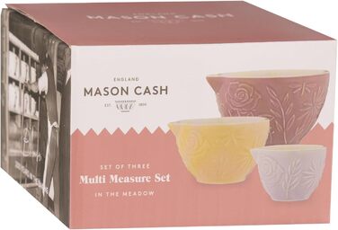 Набір мірних стаканів Mason Cash In The Meadow, 3 шт. – керамічні мірні чашки для кухні