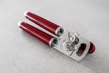 Кухонний відкривачка KitchenAid для консервів і пляшок, класичний, багатоцільовий, червоний Empire