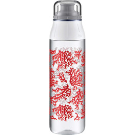 Пляшка для води alfi Tritan 700 мл, BPA Free, кор coral, герметична, для газованої води, для школи, спорту, прогулянок, посудомийна машина