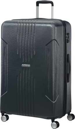 Валіза American Tourister Tracklite Spinner 78 см, 120 л, розширювана, темно-сіра